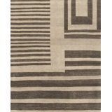 Starboard Handmade Wool Geometric and Striped Area Rug