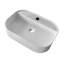 Lavabo contemporain blanc mat uni