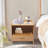 Charif 15.7"H Small Bamboo Wood Nightstand