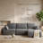 Modern Extra Deep Compression Corduroy Modular Sectional-324462196
