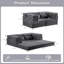 Upholstered Fabric Sectional-74852731-74852735