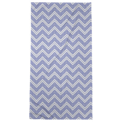 Serviette de plage à chevrons à la main classic Stephenie