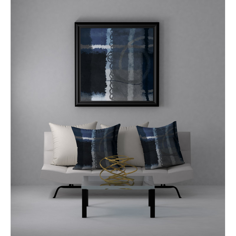 Housse de coussin décorative carrée et insert efficient, 24" X 24"