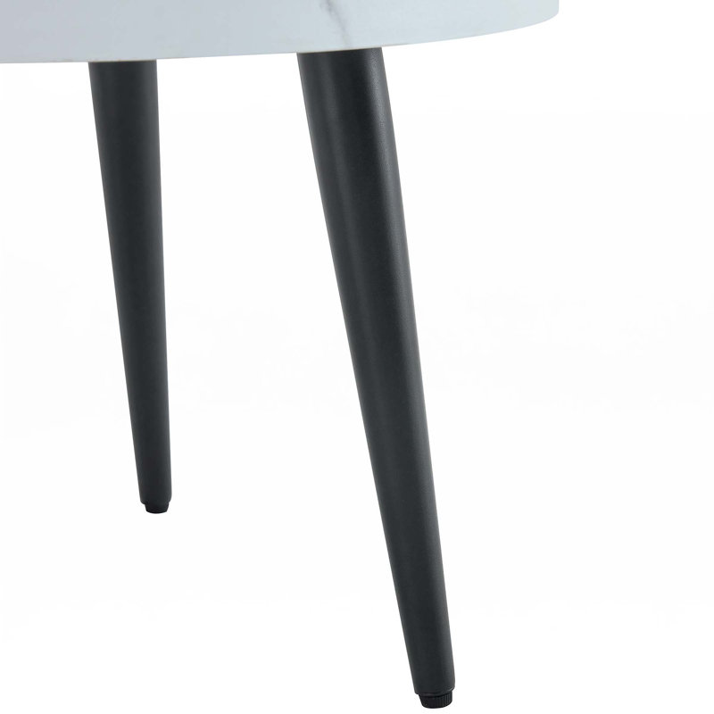 Table basse 23,6 po, Blanc