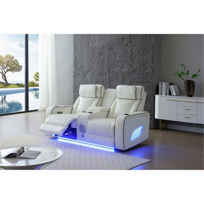 Causeuse inclinable Lumin G00807A-RL, blanc