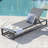 metal frame Chaise Lounge with adjustable back-8888936