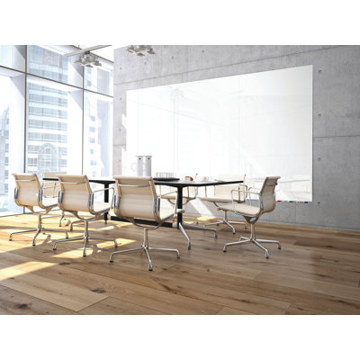 Aria Vertical Wall Mounted Magnetic Glass Board