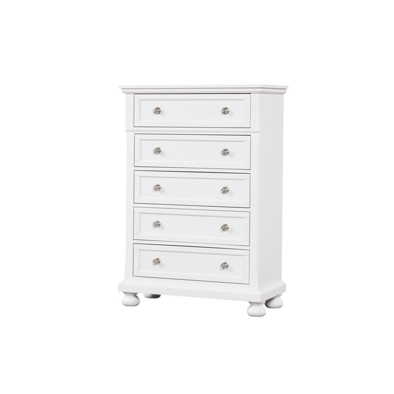Commode Meade, blanc, Blanc