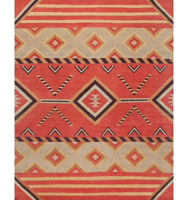 Mesa Wool Southwestern Area Rug, Rectangle 10' x 14'