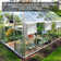 Square Aluminum Automatic Gravity Shutter Louvre Static Roof Vent In Silver