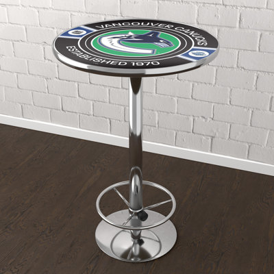 Table de bar avec repose-pieds Vancouver Canucks