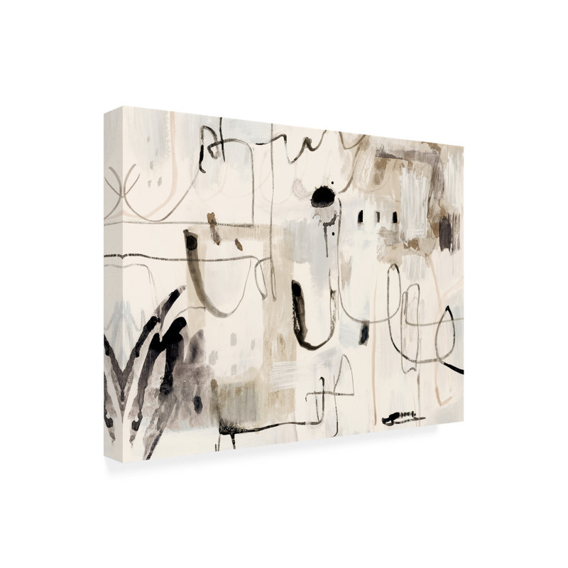 Victoria Barnes Abstract Neutral Tones Canvas Art