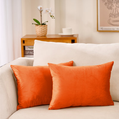 Plain Velvet Collection Velvet Pillow Cover