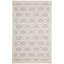 Tapis gris / ivoire en laine tissé à la main et à plat Rodgers-1907816461