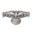 Acanthus leaves large knob with flared foot Romanesque stylein Soft Gold-560487579