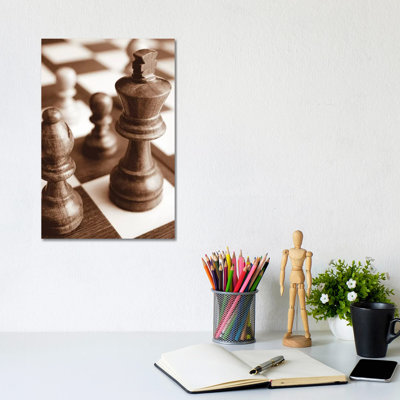 Chess by Boyce Watt - Wrapped Canvas Print