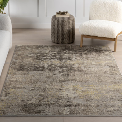 Tapis abstrait moderne Monet