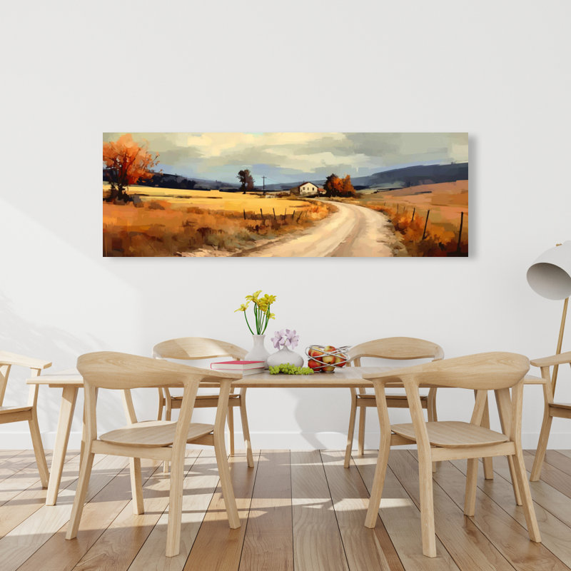 Sentier champêtre - Arbres, paysages, toile pour la décoration intérieure, H 60 po x l 20 po