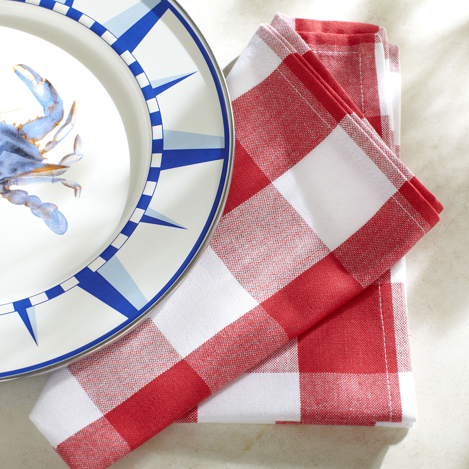 Loa Cotton Napkin, Red