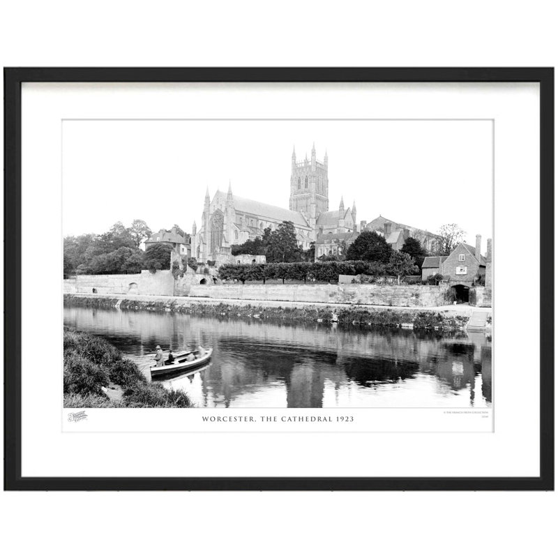 Worcester, The Cathedral 1923 by Francis Frith - Single Picture Frame Print, 40cm H x 50cm W x 2.3cm D