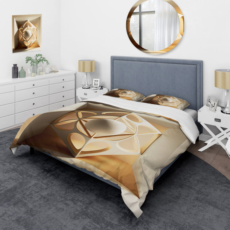 Ensemble de housse de couette en microfibre / polyester monochrome, Housse de couette simple + 1 taie décorative stan