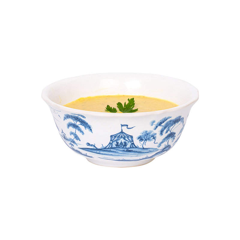 Country Estate Cereal/Ice Cream Bowl, Delft Blue