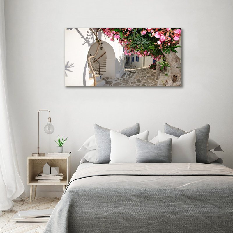 Charming Streets - Wrapped Canvas Print