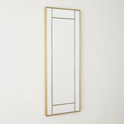Block Rectangle Stainless Steel Mirror
