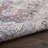 Lyiah Oriental Machine Washable Polyester Area Rug in Gray-155472642