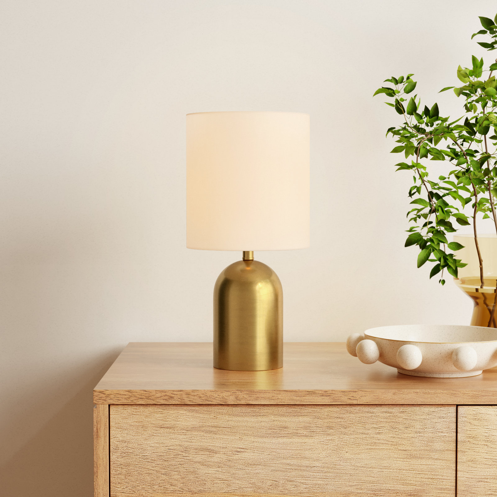 Gossner Bedside Lamp, Brass