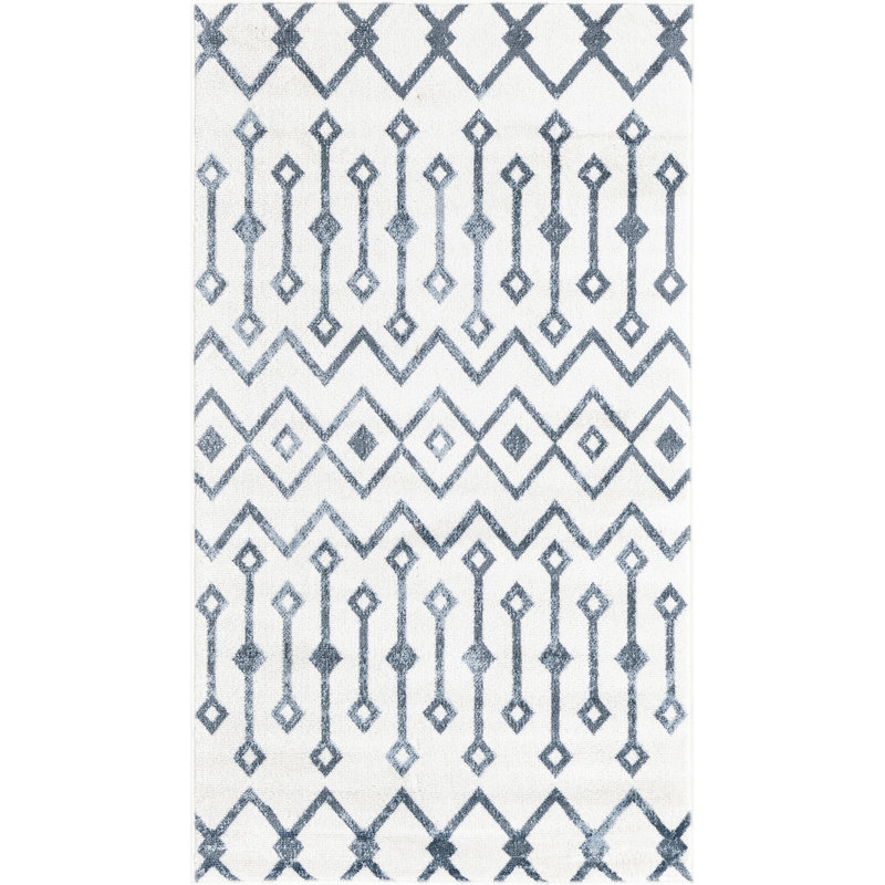 Moroccan Indoor Rug, Rectangle 3' x 5'3"