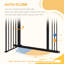 Adjustable Safety Gate with Adjustable Screws-94282341-94282342