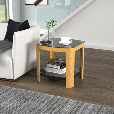 Ayala Glass Top End Table