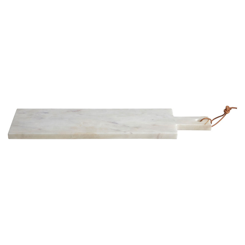 Harmond Marble Chopping Board, 50 cm W x 15 cm L, White