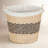 Woven Basket with Handles and Cotton Liner in Handwoven Cattail and Paper Fibers