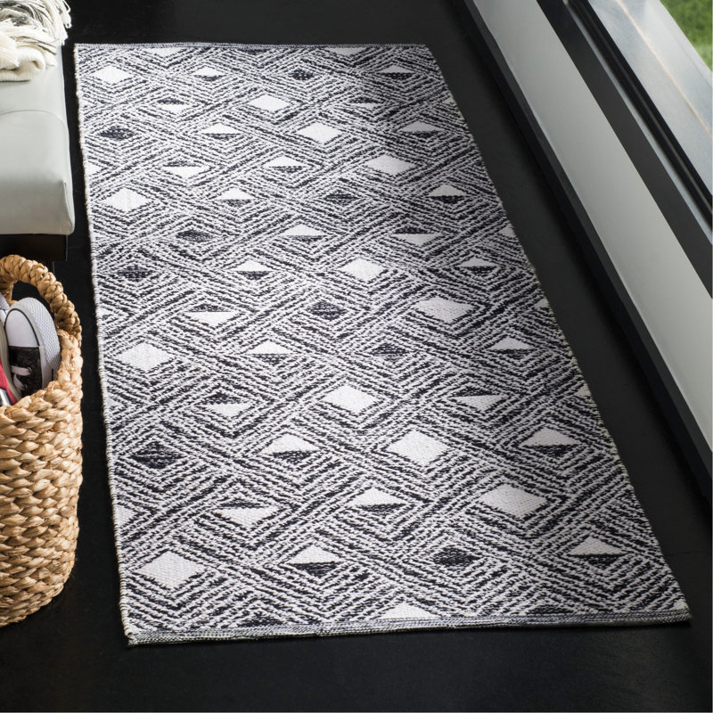 Dominica Hand Woven Performance Geometric Rug, Runner 2'3" x 7'