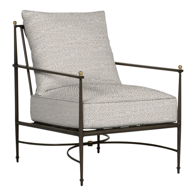 Chaise de patio avec coussins Roma, Welt, Perigold Arigato Balsamique