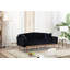 Canapé d'appoint en velours noir Coolmore-2019753056