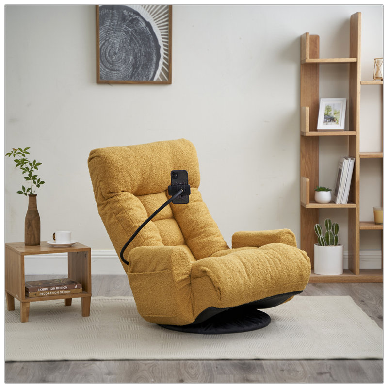 Tête et taille réglables, fauteuil de jeu, méridienne dans le salon, fauteuil pivotant à 360 degrés, fauteuil de loisir à siège rotatif