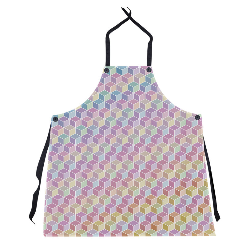 Bib Apron, Dark Pastel