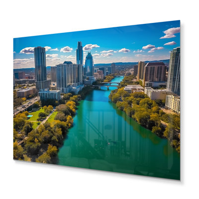 Austin Dynamic Cityscape II - Cityscapes Metal Wall Decor
