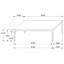 Table basse rectangulaire