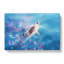 Swimming Dolphin In Abstract - Wrapped Canvas-55337632