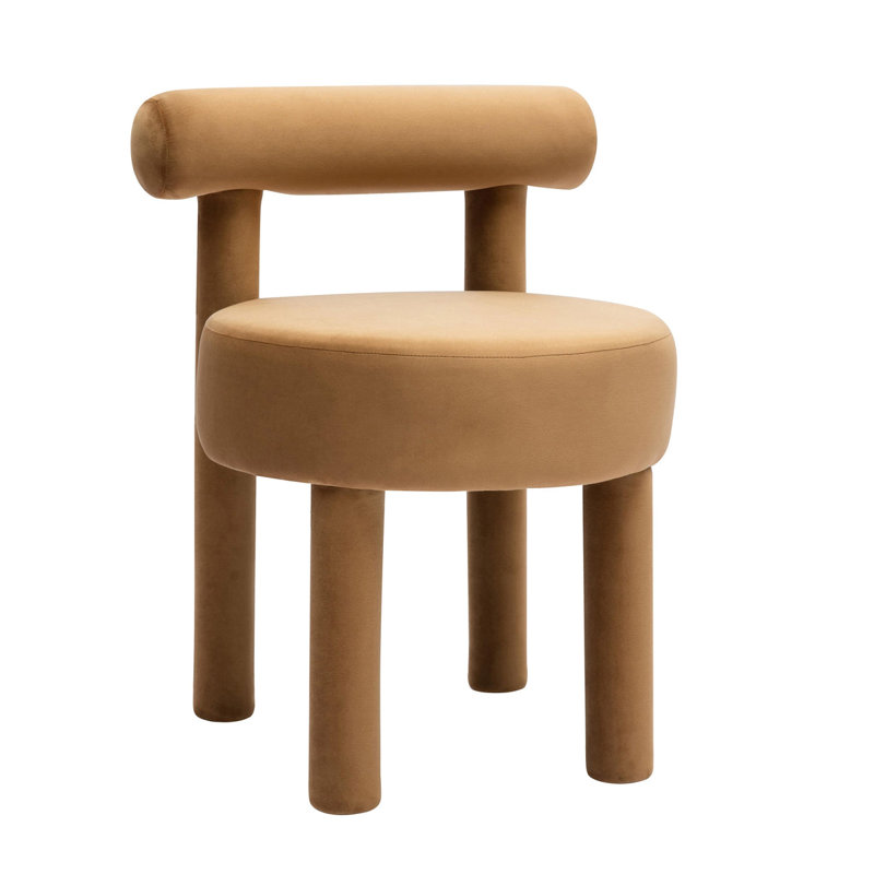Chaise en velours Vincent en cognac Vincent, Cognac, Cognac