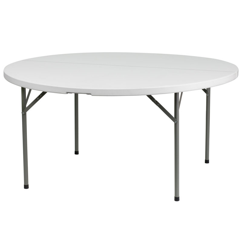 Table ronde en plastique Noah, H 29 po x l 60 po x P 60 po