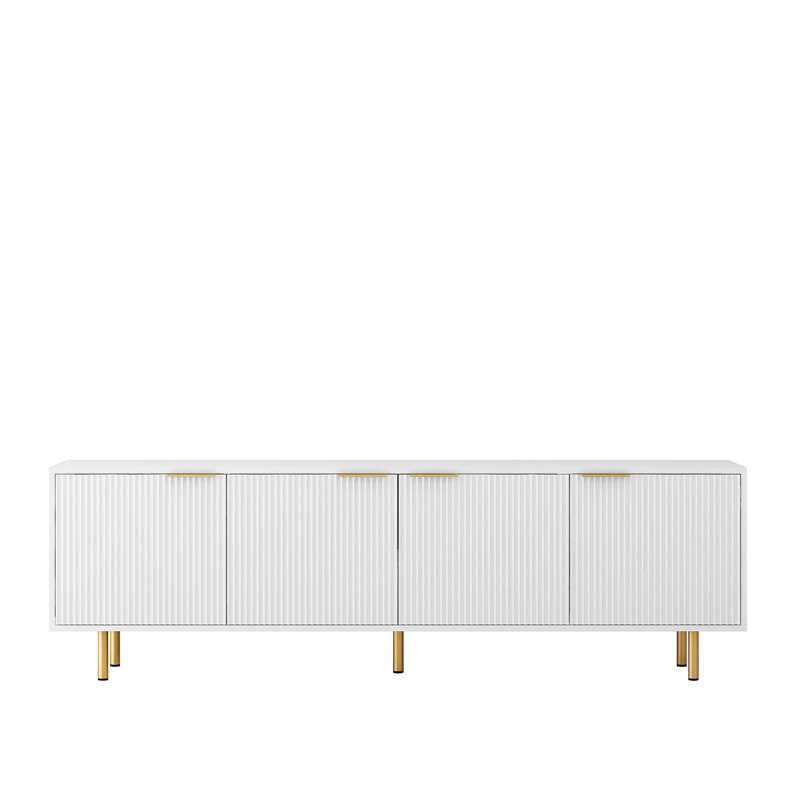 Crédence de rangement 68,89 W, Blanc