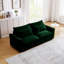 Canapé moderne en tissu velours côtelé 2 places avec accoudoirs pour le salon-106554199