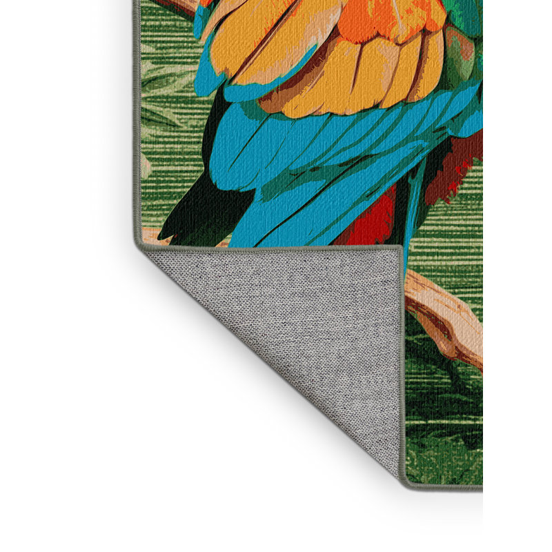  Tapis lavable pour perroquet très grand australien, Rectangulaire 2 pi x 3 pi