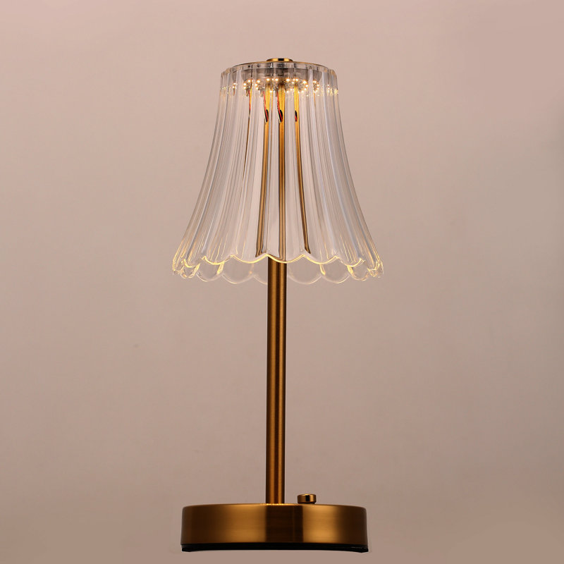 Flower Table Lamp With Dimmable LED, 3600Mah Rechargeable Battery, And Type-C USB,Ideal For Bedrooms And Special Events