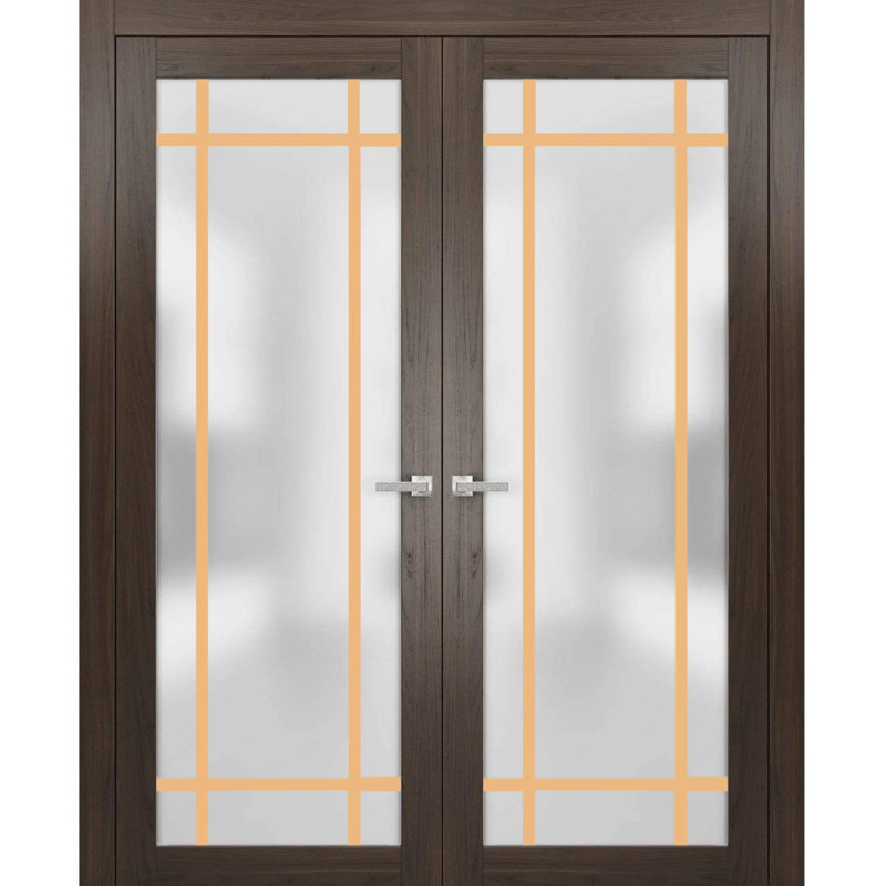 Porte pliante à panneaux en bois, 96 po x 96 po